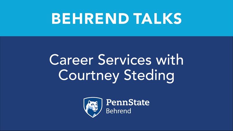 Behrend Talks: Career Services with Courtney Steding