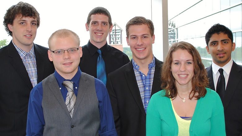 Team members selected for CFA investment research challenge. 