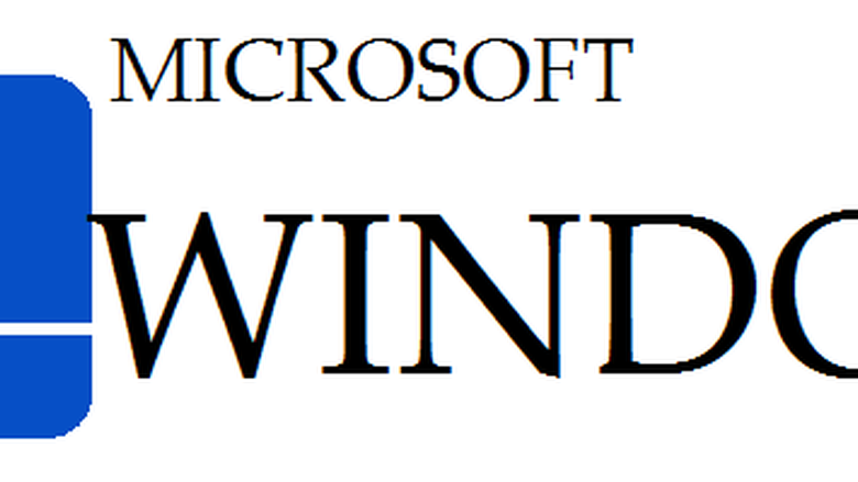 Clipart of Microsoft Windows Old Logo