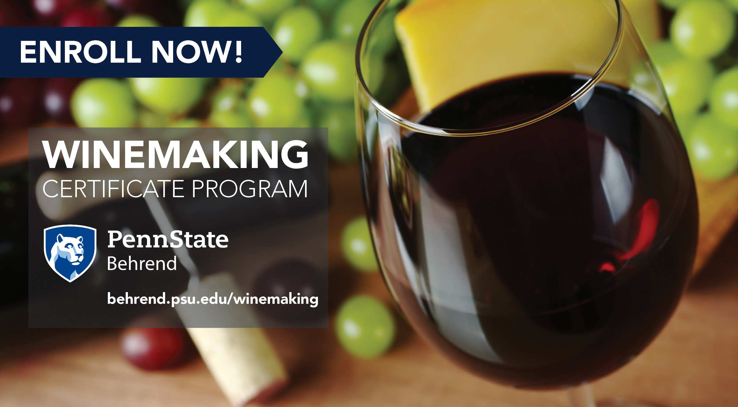 Registration is now open for the Winemaking Certificate Series at Penn State Behrend.
