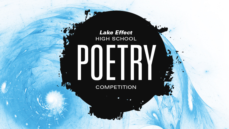 Lake Effect poetry contest graphic