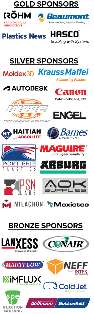 Various Logos of Plastics Conference Sponsors 2022. Click through for caption.