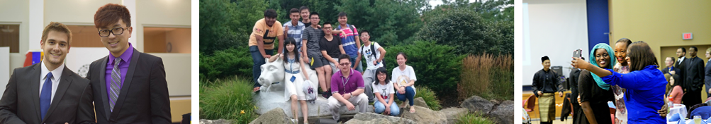 International Students pictured.