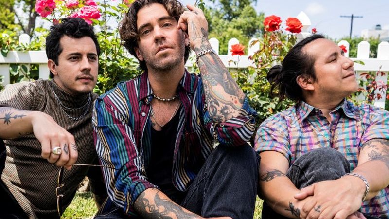 A portrait of the pop-rock band American Authors