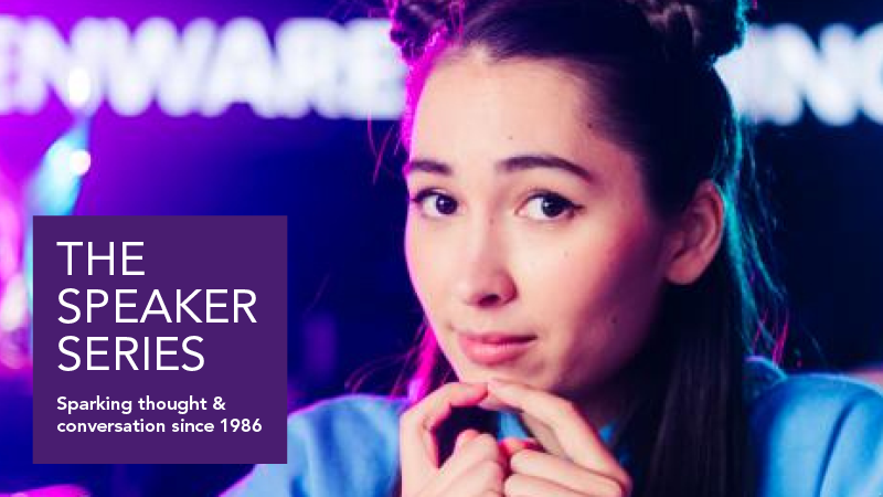 Ovilee May A photo of esports broadcaster Ovilee May, who will visit Penn State Behrend on Jan. 24.