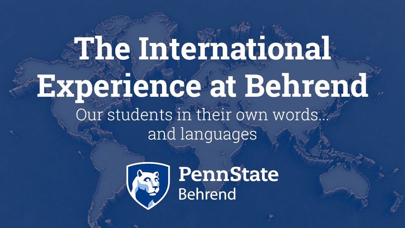 The International Experience at Behrend