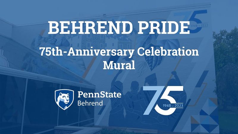 Ceasar Westbrook discusses his "Behrend Pride" mural