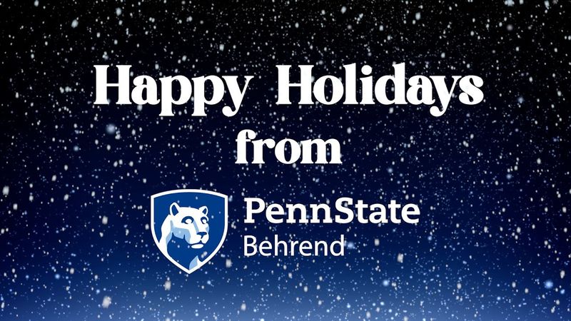 Penn State Behrend Holiday Video 2024