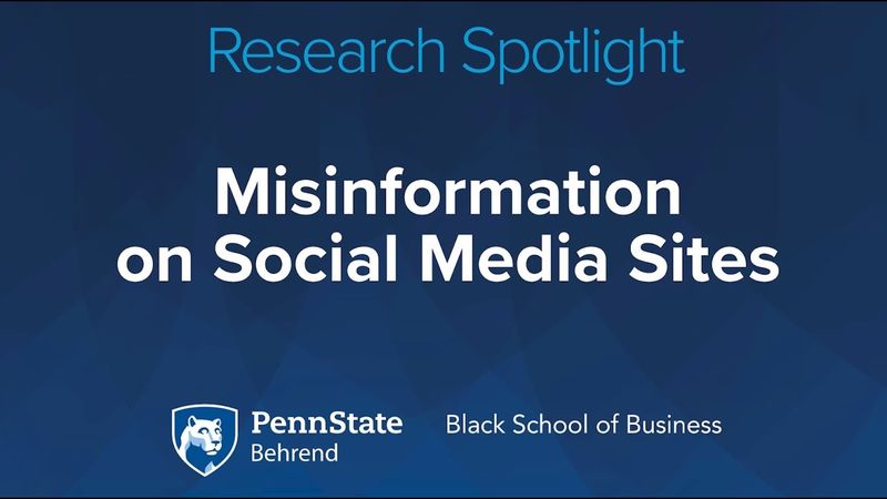 Black School of Business Research Spotlight: Misinformation on Social Media Sites
