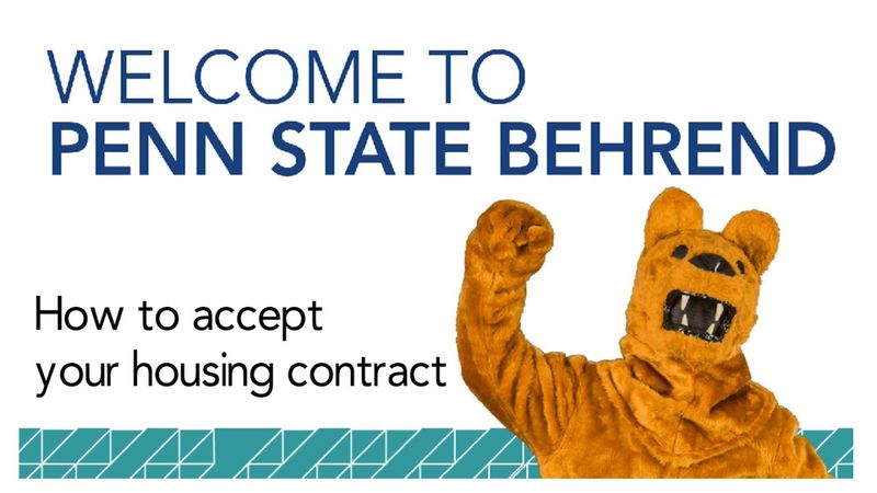 How to Accept Your Housing Contract