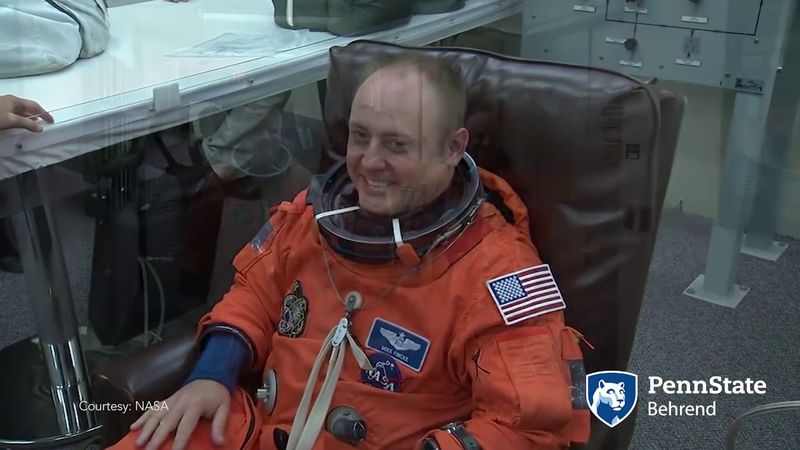 NASA astronaut Michael Fincke visits Penn State Behrend