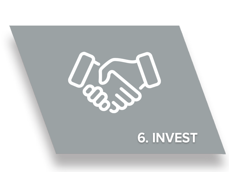 Graphic saying Invest