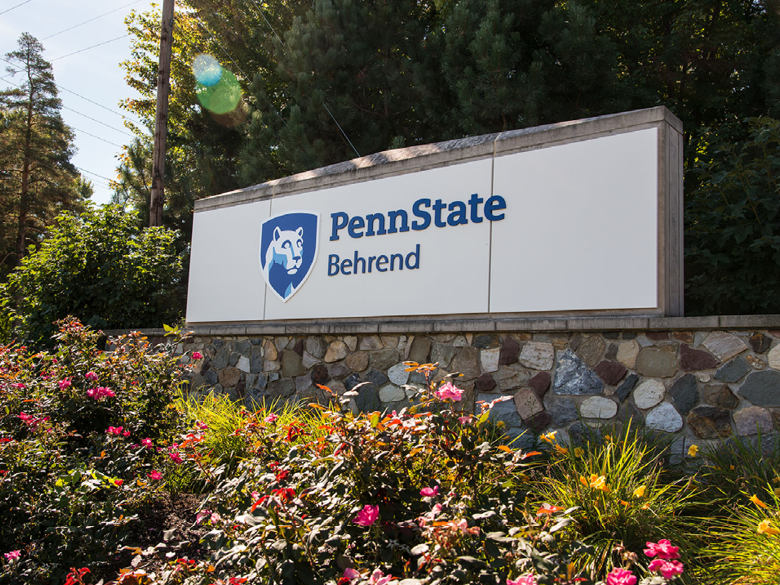 Penn State Behrend sign