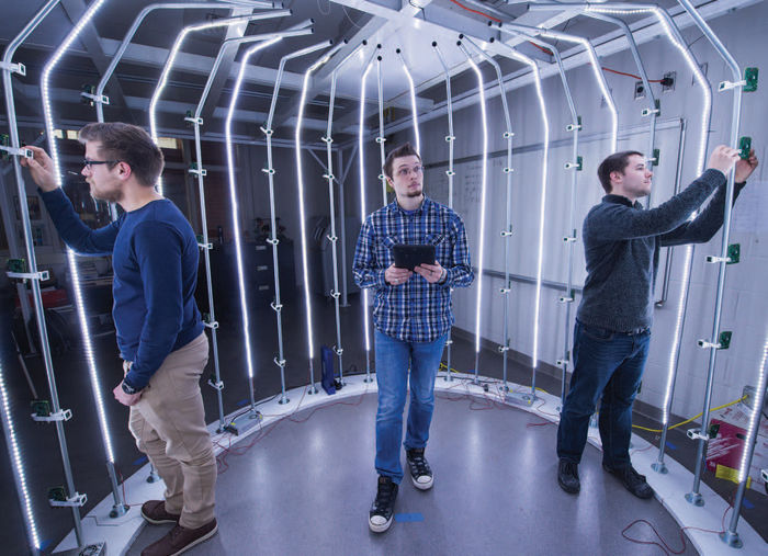 Students build 7-foot scanner in Innovation Commons