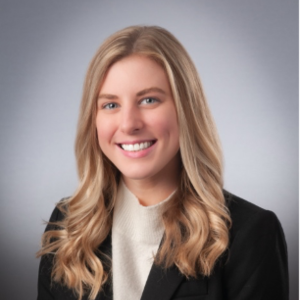 Photo of Grace Blackford Lizun in black business suit