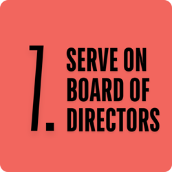 Serve on Board of Directors