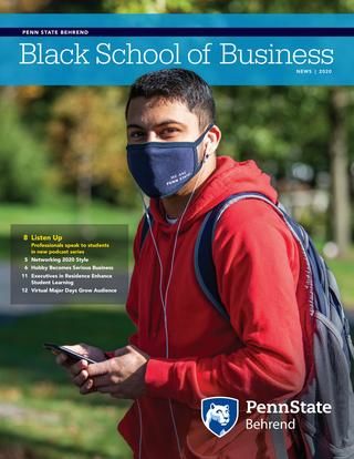 Business News - 2020 Cover with Student Vishal Shah