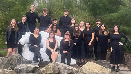 The Penn State Behrend Concert Choir, under the direction of Rhonda Berlin.