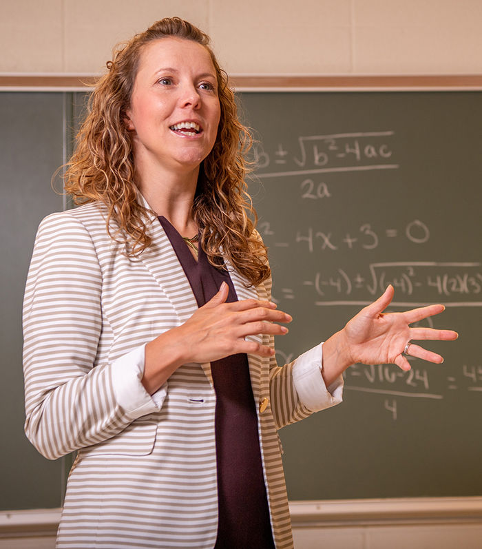 Dr. Courtney Nagle, associate professor of mathematics education at Penn State Behrend