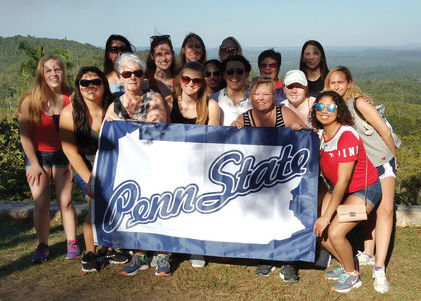 Megan Cavanaugh and twelve other students from three Penn State locations — Behrend, Hershey, and University Park — visited Cuba over spring break.