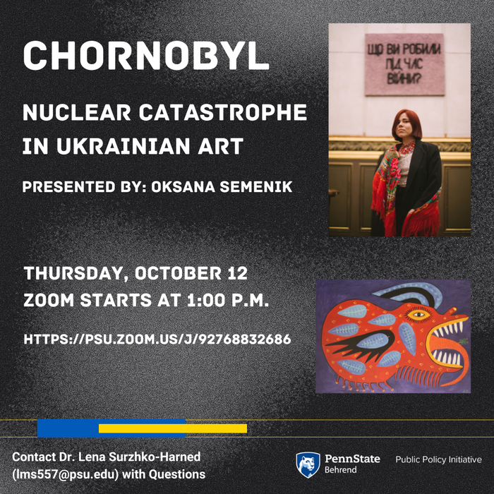 Chornobyl Nuclear Catastrophe in Ukrainian Art - Presented By: Oksana Semenik