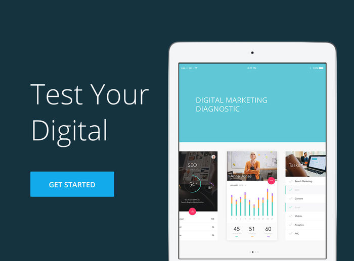 Click through image link to get started with Test Your Digital: Digital Marketing Diagnostic.