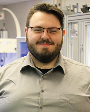 Michael Gibilterra, a senior Plastics Engineering Technology (PLET) major