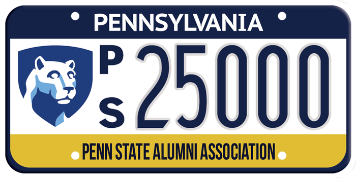 The Alumni Association License Plate
