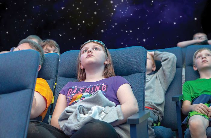 Yahn Planetarium has new public show hours Saturdays at 10:00 a.m. (kids show) and 11:30 a.m. (general audience).