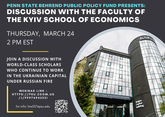 Discussion with the Faculty of the Kyiv School of Economics (full description in caption)