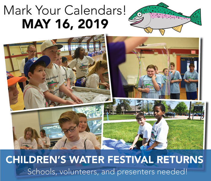 The Children's Water Festival will return Thursday, May 16, to Penn State Behrend.