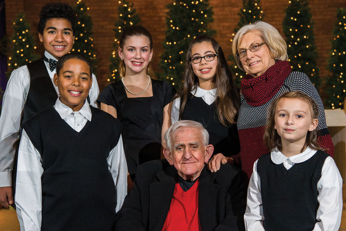 Bill and Martha Hilbert recently affirmed their commitment to the Young People's Chorus