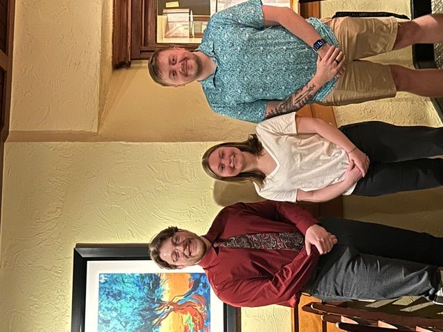 Group Photo of Carlina Edinger, Alex Dennis, and Rachel Pineo