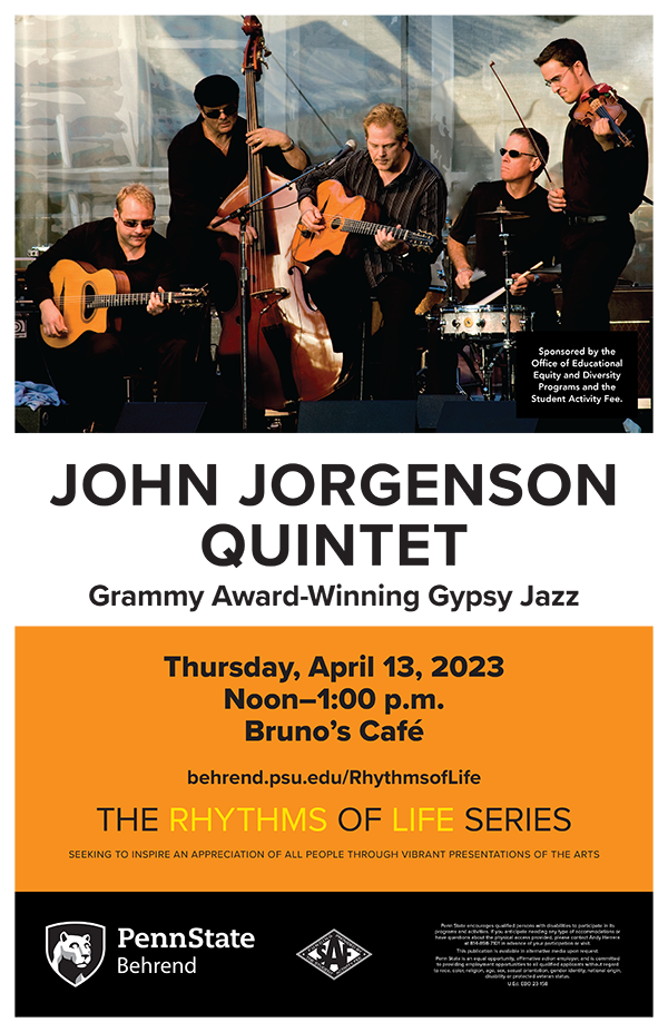 John Jorgenson Quintet (See description and link in caption below.)