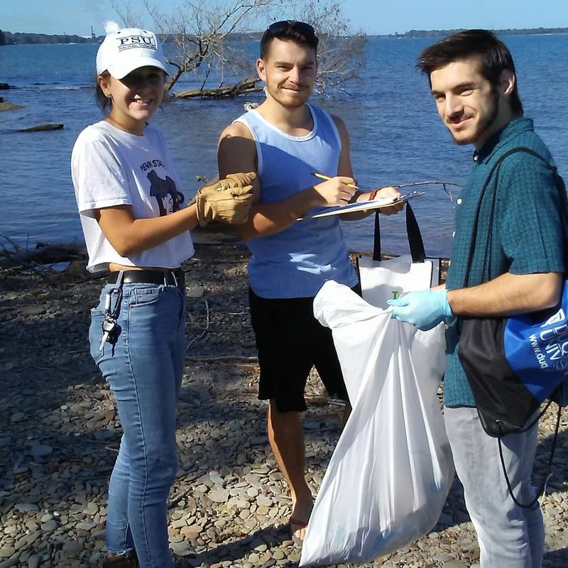 Students serving