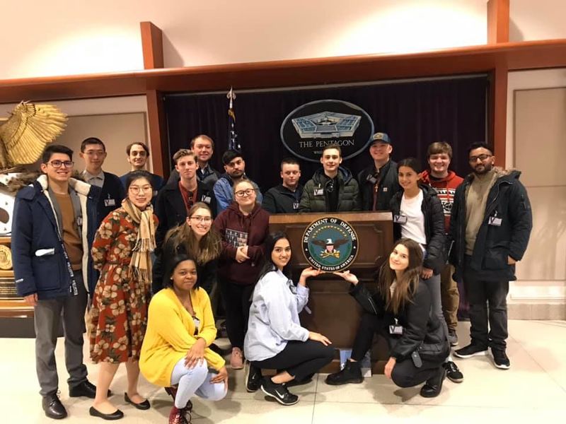 Penn State Behrend students toured the Pentagon in Washington, D.C., during Spring Break in March 2019
