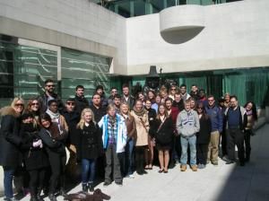 Students at Canadian Embassy