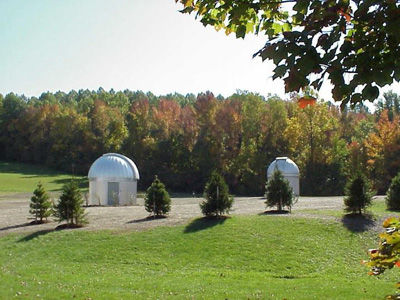 Mehalso Observatory in the fall