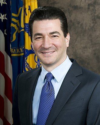 A portrait of former FDA Commissioner Dr. Scott Gottlieb