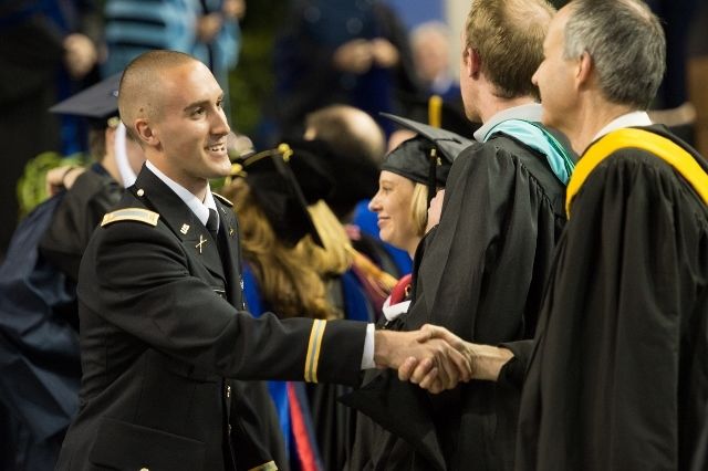 U.S. Army ROTC cadet Tyler Payne