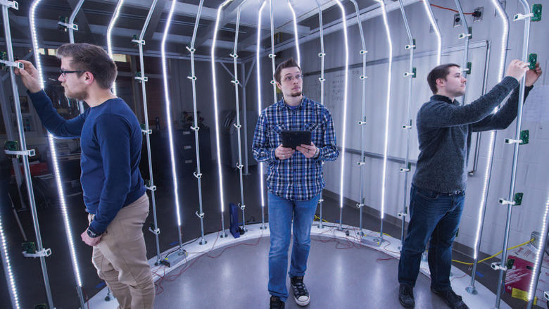 Students build 7-foot scanner in Innovation Commons