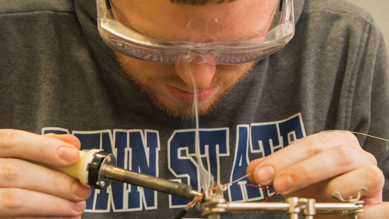 Electrical Engineering major, Jordan Hartung.