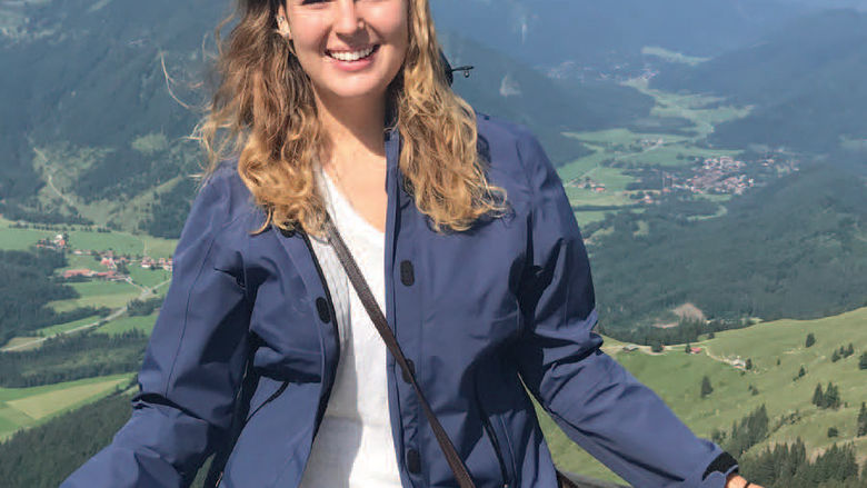 Aimee Ozarchuk did an internship at Krones in Germany.