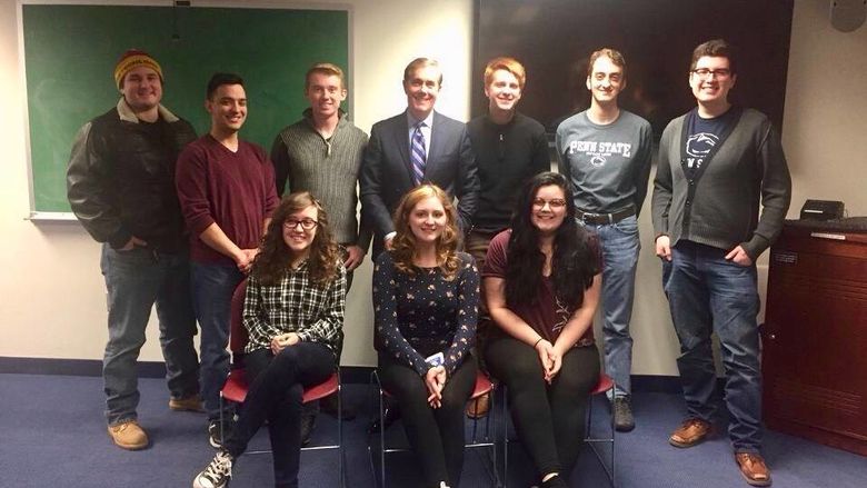 In November 2017, Steve Scully, Senior Executive Producer and Political Editor at C-SPAN, spoke on the Penn State Erie campus