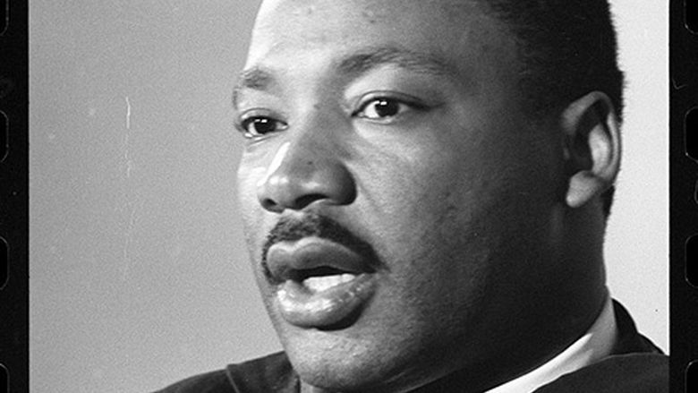 Martin Luther King Jr. speaks at press conference on March 2, 1965