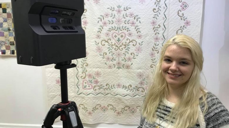 “The Many Threads of Quilting,” a quilt exhibition that opened April 28 at the Erie Art Gallery, served as the senior capstone project for Victoria Alcorn, who graduated this month from Penn State Behrend with a degree in arts administration.