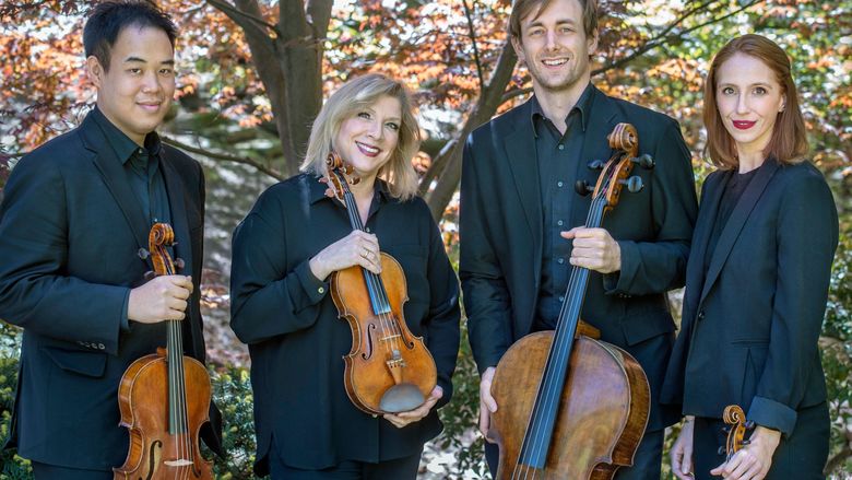 The Cavani String Quartet will visit Penn State Behrend Monday, Sept. 23, to open the 30th season of Music at Noon: The Logan Series.