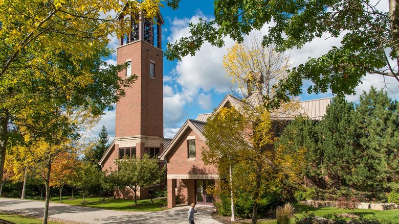 The Larry and Kathryn Smith Chapel pictured.