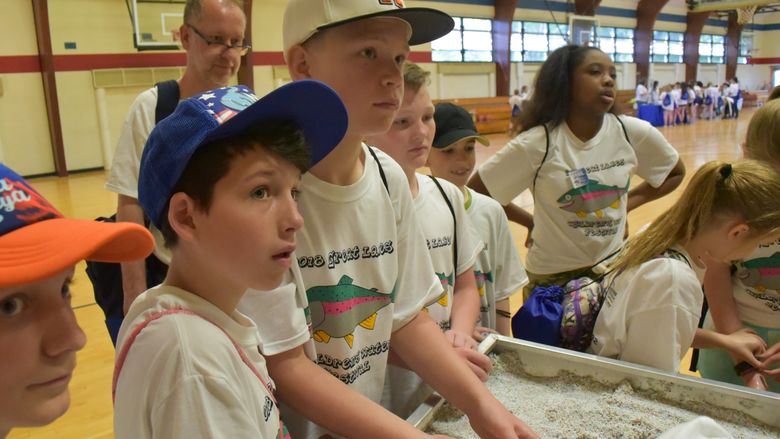 More than 1,000 Erie County fifth-grade students attended the Children's Water Festival, held May 17 at Penn State Behrend. 