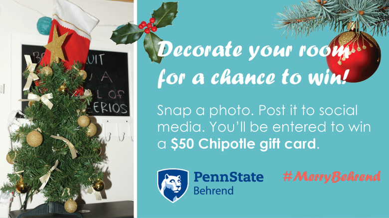Decorate your room for a chance to win!